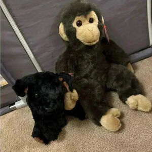 Two Large Beanie Babies Chuckles And Pepper 1996
